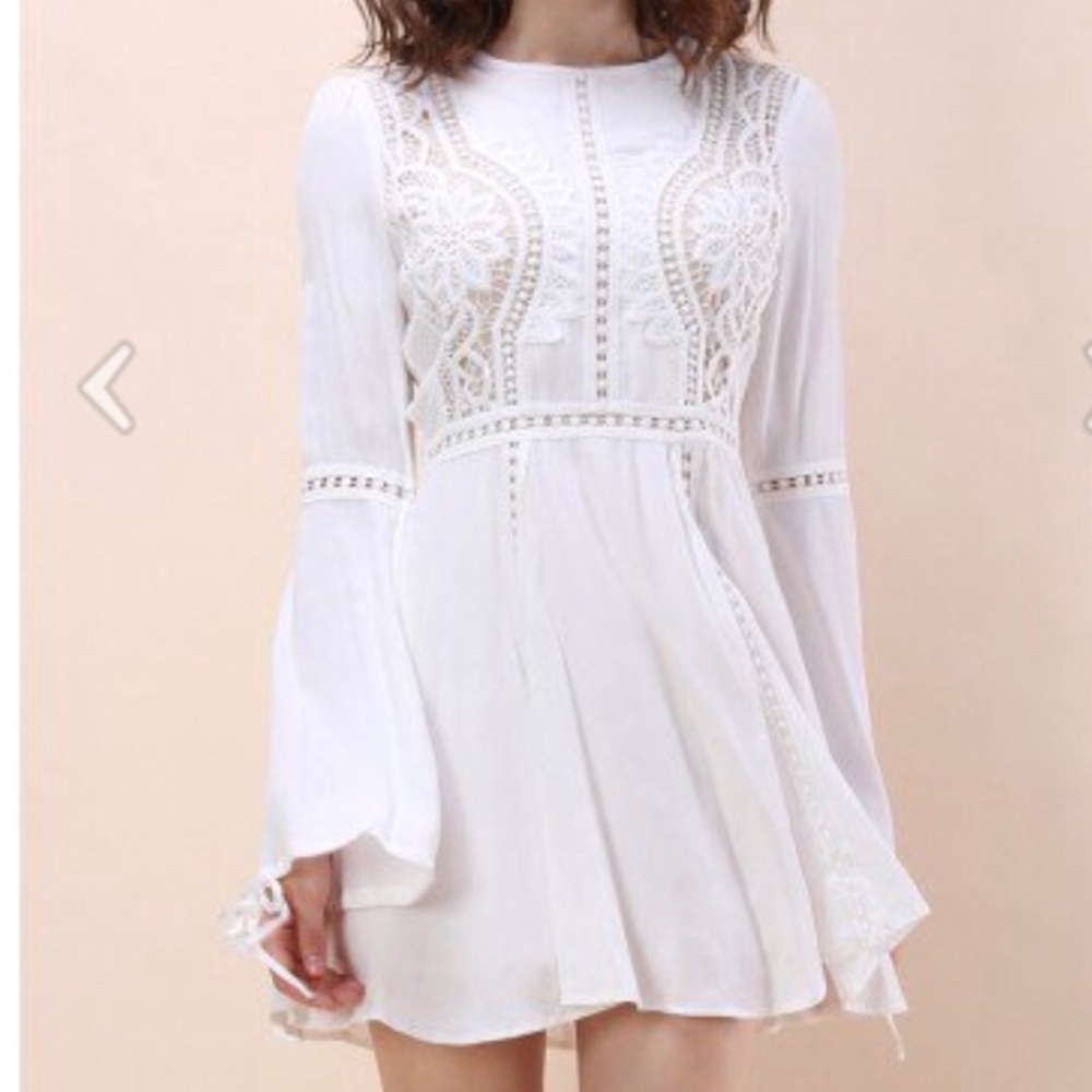 Chicwish Eyelet Dress - Never been worn!
